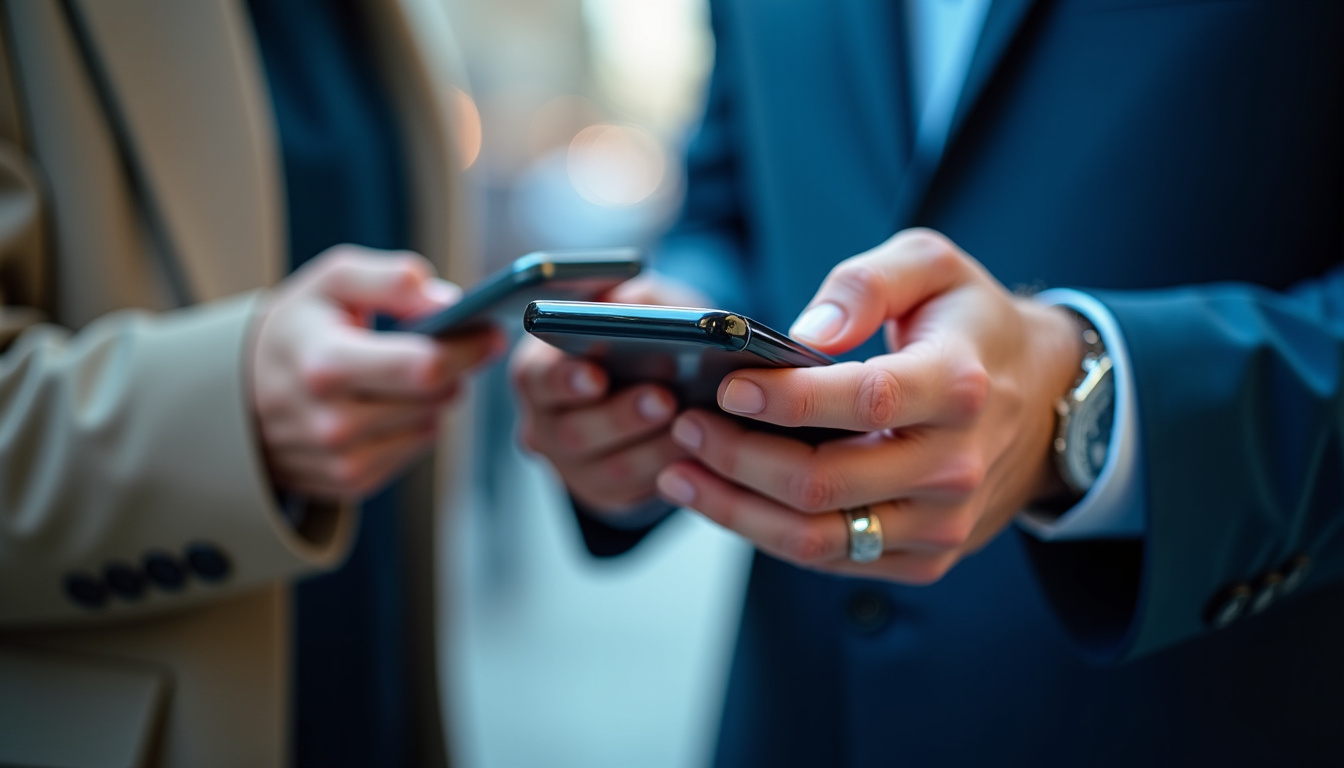 Représentation artistique du futur du mobile wallet: IA, blockchain, identité décentralisée