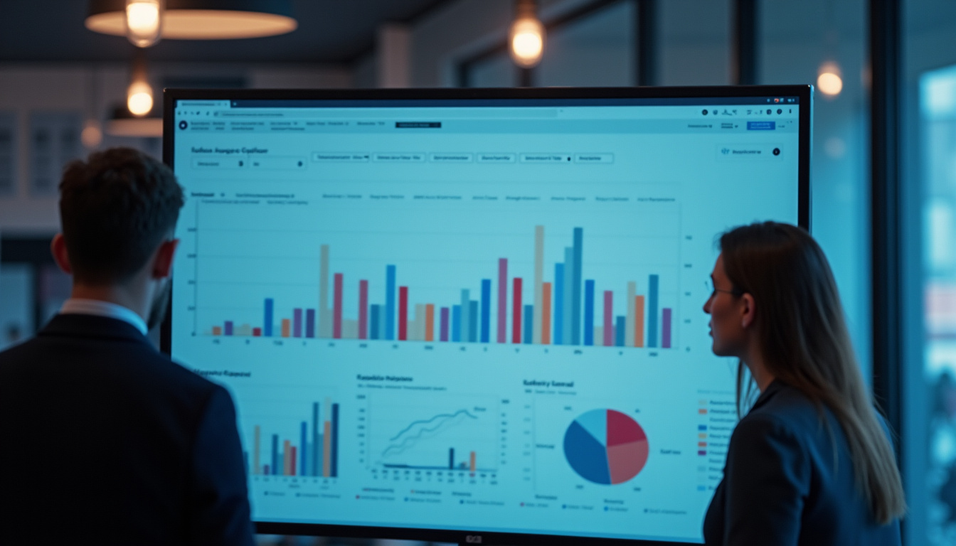 Tableau de bord montrant les indicateurs clés de performance pour le référencement en 2026