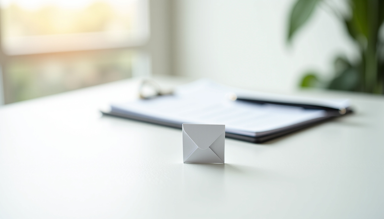 Exemples d'objets d'emails de prospection B2B efficaces sur un écran d'ordinateur