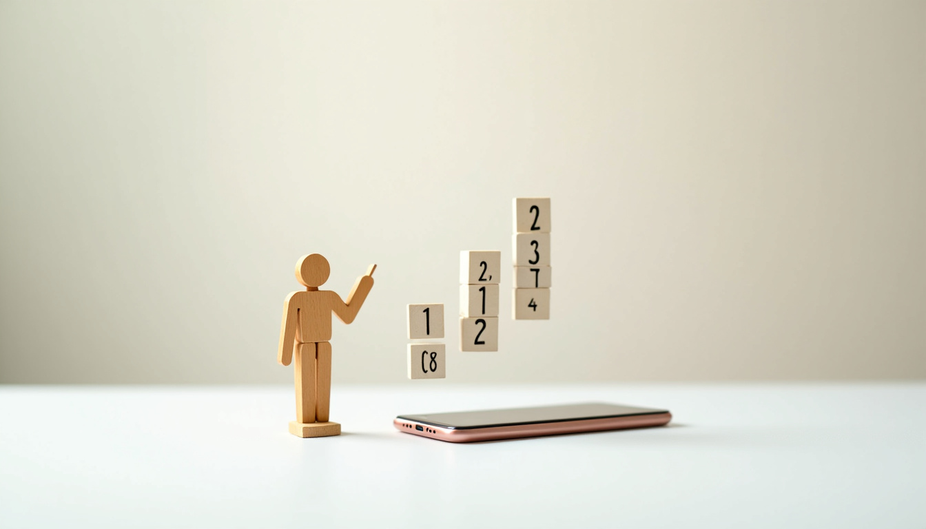 Interface de création du sticker compte à rebours sur l'application Instagram, montrant les options de personnalisation