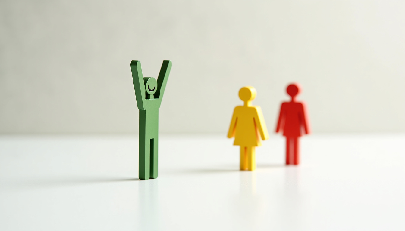 Illustration montrant la classification des clients en promoteurs, passifs et détracteurs selon le Net Promoter Score