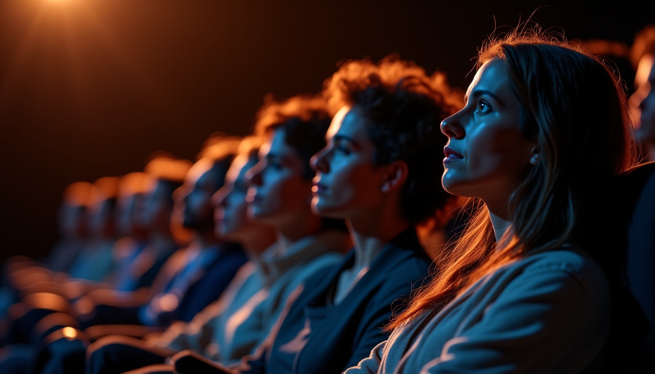 Public attentif lors d