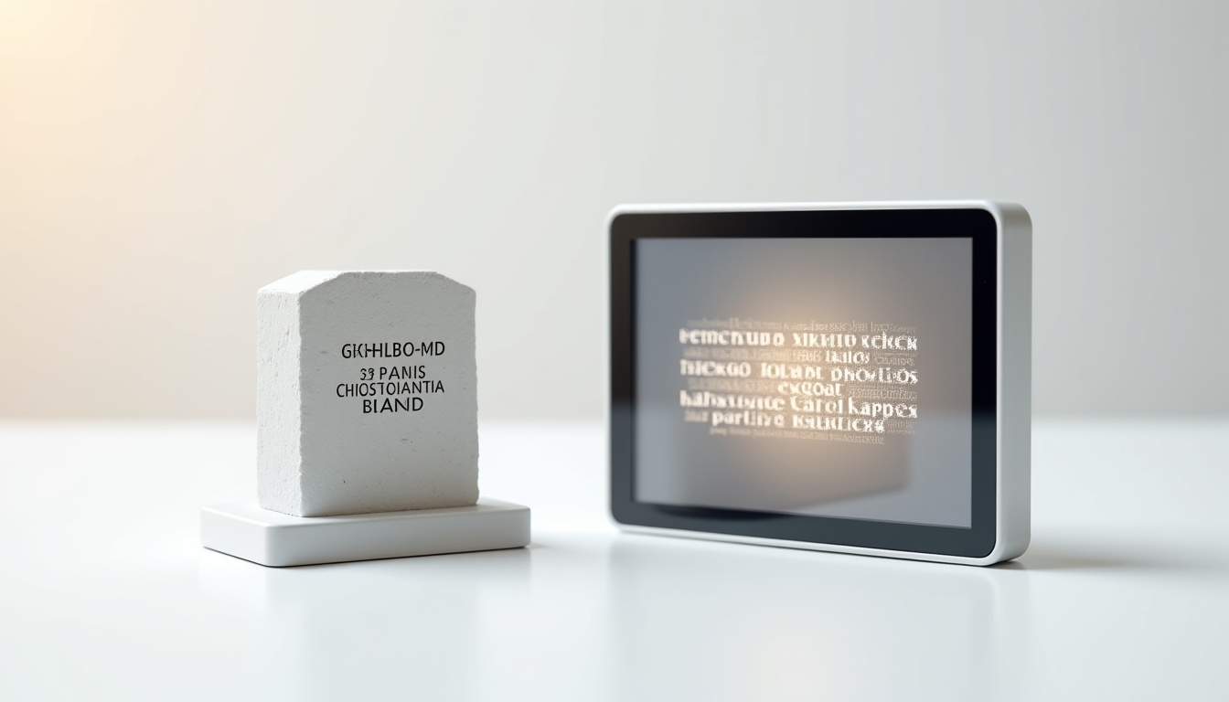 Illustration comparant une baseline fixe à un slogan évolutif dans une stratégie de marque